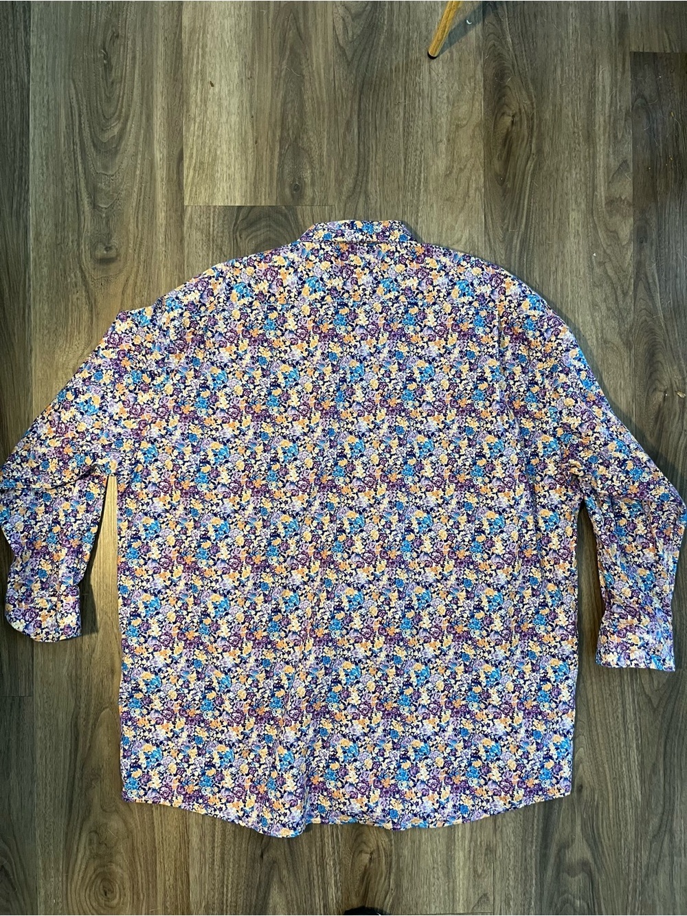 Tayion by Montee Holland Men’s 3XL Floral Button-Up Shirt — Multicolor